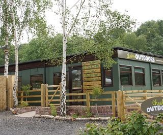 An image of the office blook for cheshire outdoors