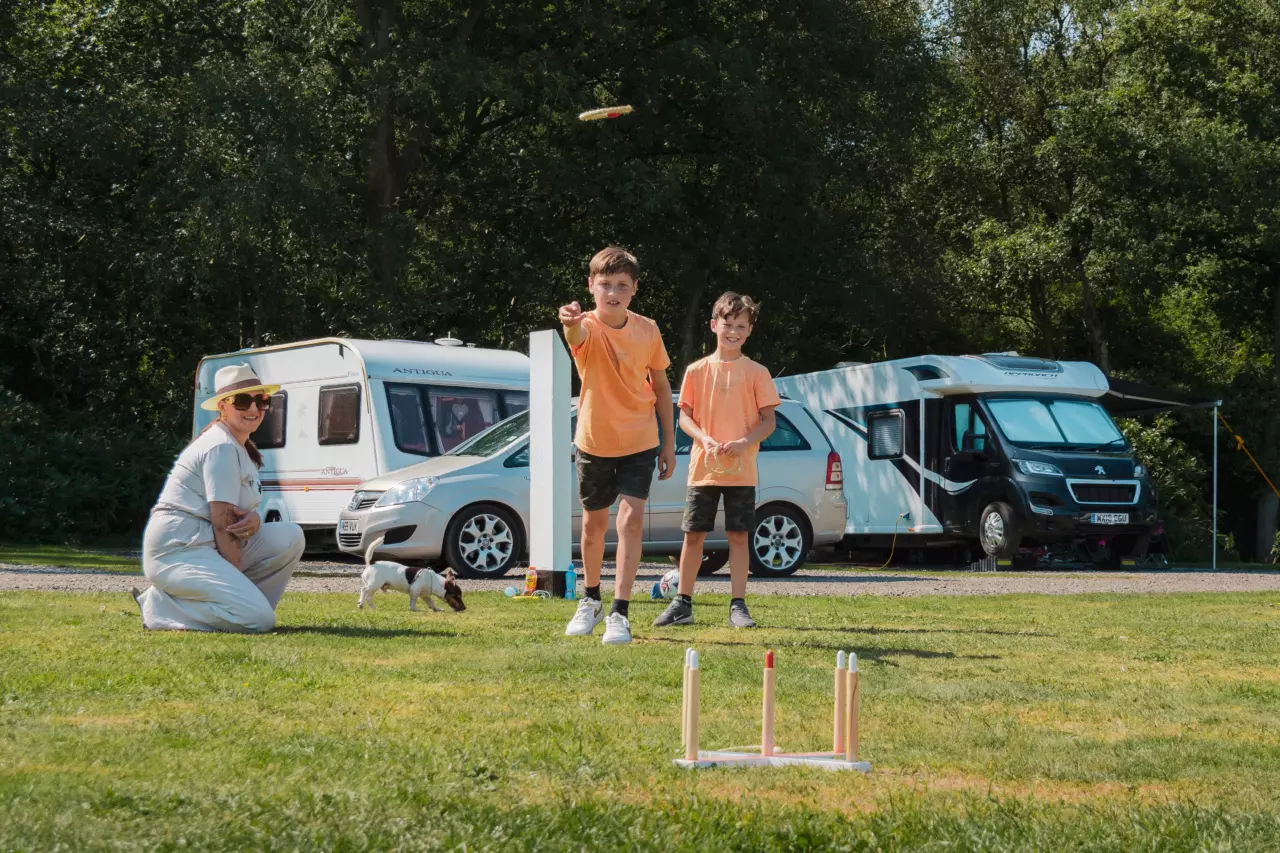 Caravan and camping site in Cheshire, family friendly with lots of activities on site.